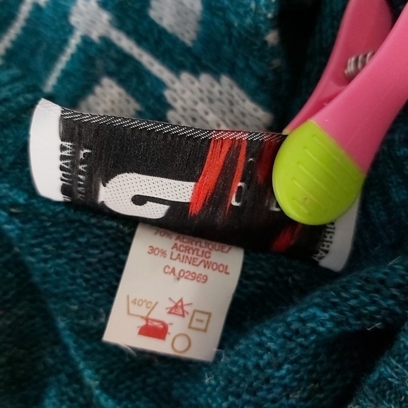 VINTAGE grandpa Dad woolblend knitted sweater - Picture 8 of 9